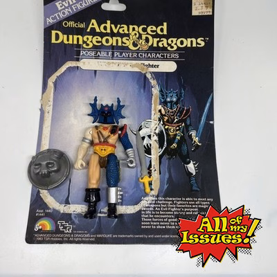 1983 LJN Official Advanced Dungeons & Dragons Warduke Evil Fighter!